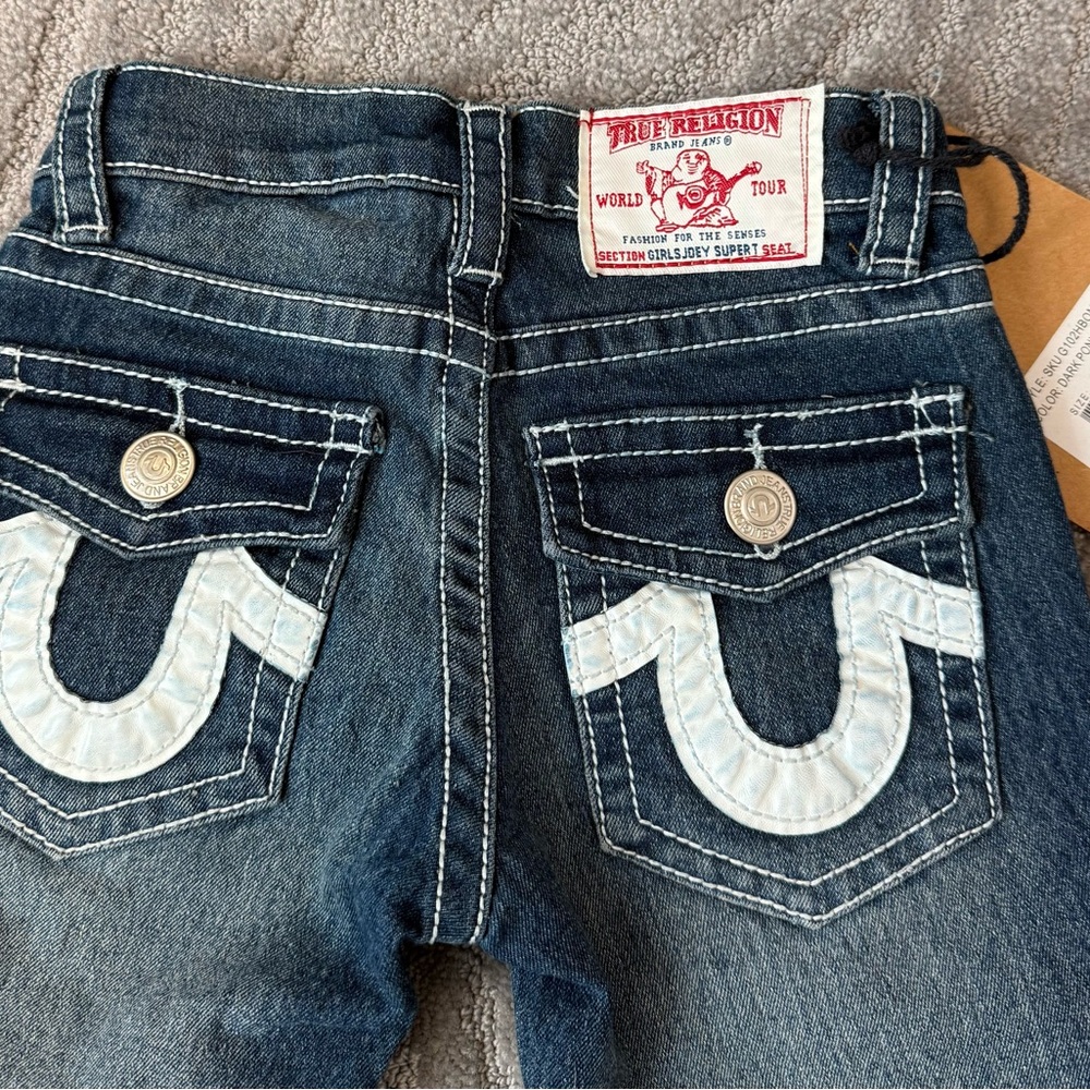 True Religion Girl’s Blue Denim Jeans